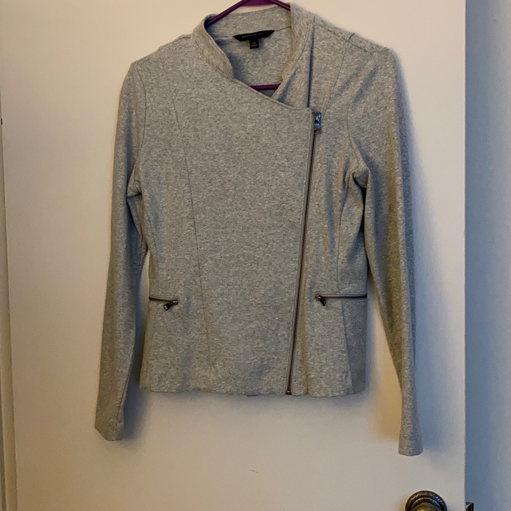Banana Republic XS Moto Sweatshirt Jacket
